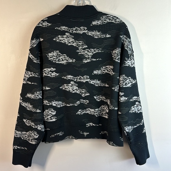 GYMSHARK Adapt Black & White Camo Seamless Track Jacket Size L - Picture 6 of 16